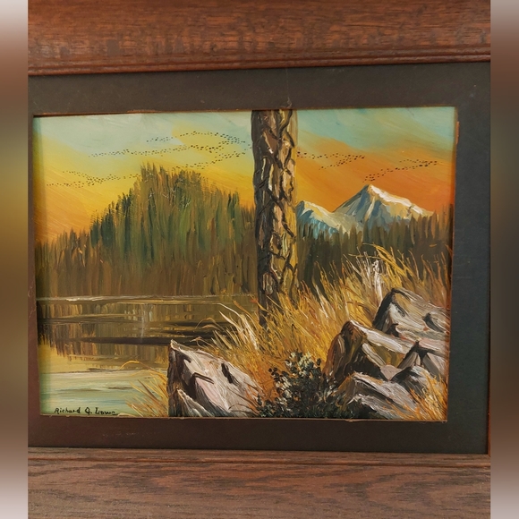 Listed Artist Richard G Lowe Original Oil Painting - Picture 8 of 15